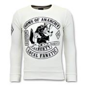 Sweater Local Fanatic Rhinestones Sons Of Anarchy