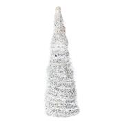 Kerst decoraties Bizzotto CONO FOREST BIANCO H40