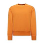 Sweater Tony Backer Oversize Fit Swea Orange