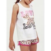 Pyjama's / nachthemden Admas Slipe meisjespyjama tanktop LouLou Jungle...