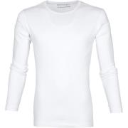 T-shirt Garage Basic T-shirt Longsleeve Wit