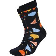 Socks Suitable Sokken Happy Birthday Multicolour
