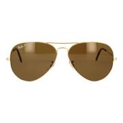 Zonnebril Ray-ban Occhiali da Sole Aviator RB3025 001/57 Polarizzato