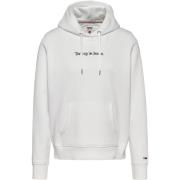 Trui Tommy Jeans Reg Serif Linear Hoodie