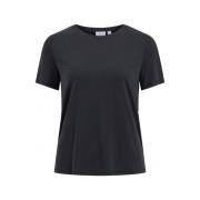 Sweater Vila Modala O Neck T-Shirt - Black