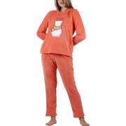 Pyjama's / nachthemden Admas Fleece pyjama outfit broek top lange mouw...