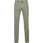 Broek Suitable Chino Sartre Oxford Olijfgroen