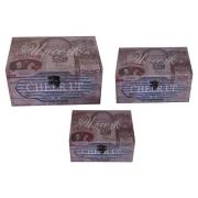 Manden en dozen Signes Grimalt Vintage Dozen Wereld 3 Eenheden