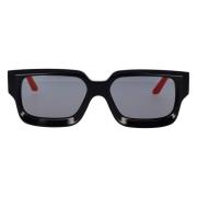 Zonnebril Leziff Occhiali da Sole Valencia M4554 C05 Nero Rosso