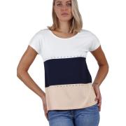 Blouse Admas T-shirt met slipe mouwen Tricolor