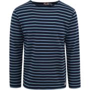 Sweater Armor Lux Houat Trui Navy Strepen