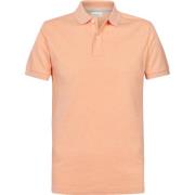 T-shirt Profuomo Polo Oranje Melange
