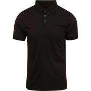 T-shirt Suitable Liquid Polo Zwart