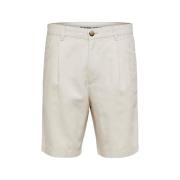 Korte Broek Selected Comfort-Jones Linen - Oatmeal