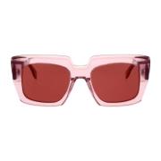 Zonnebril Retrosuperfuture Occhiali da Sole Piscina Pink BAC