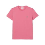 T-shirt Lacoste Pima Cotton T-Shirt - Rose