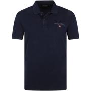 T-shirt Napapijri Polo Elbas Navy Blauw