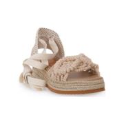 Sandalen Frau FANCY MACRAME NATURAL