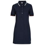 Korte Jurk Tommy Hilfiger REG SPLIT GLB STP POLO DRS SS