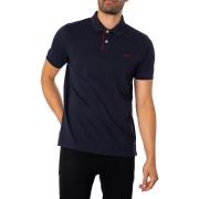 Polo Shirt Korte Mouw Gant Regular contrast piqué poloshirt