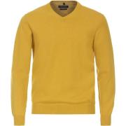 Sweater Casa Moda Pullover V-Hals Geel