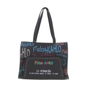 Handtas Frida Kahlo Complementos señora k4910 negro