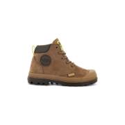 Laarzen Palladium Kids Pampa Hi Cuff Waterproof - Mahogany