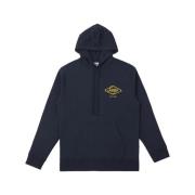 Sweater Sanjo Hooded Flocked Logo - Navy