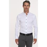 Overhemd Lange Mouw R2 Amsterdam R2 Overhemd Twill Wit Extra Lange Mou...