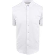 Overhemd Lange Mouw Suitable Short Sleeve Overhemd Wit
