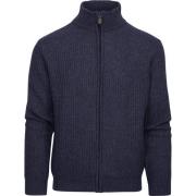 Sweater Suitable Vest Wol Blend Navy