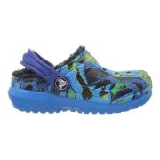 Sandalen Crocs KID'S CLASSIC FUZZ LINED GRAPHIC CLOG