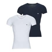T-shirt Korte Mouw Emporio Armani V NECK T-SHIRT SLIM FIT PACK X2