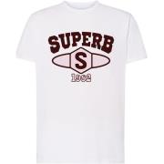 T-shirt Korte Mouw Superb 1982 SPRBCA-2201-WHITE