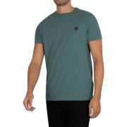 T-shirt Korte Mouw Timberland Dun-River smal T-shirt met ronde hals