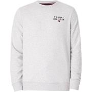 Pyjama's / nachthemden Tommy Hilfiger Lounge geborduurd logo-sweatshir...
