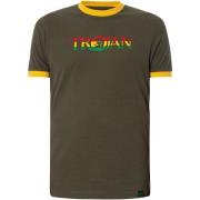 T-shirt Korte Mouw Trojan Ringer-T-shirt met logo
