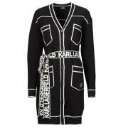 Vest Karl Lagerfeld BRANDED BELTED CARDIGAN