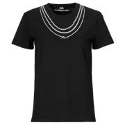 T-shirt Korte Mouw Karl Lagerfeld karl necklace t-shirt