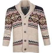 Sweater Suitable Prestige Jaquard Vest Ecru