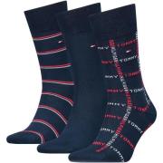 Socks Tommy Hilfiger Giftbox Grid Stripe 3-Pack