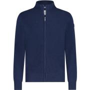 Sweater State Of Art Vest Zip Structuur Navy