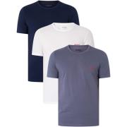 Pyjama's / nachthemden BOSS 3-pack Lounge Crew T-shirts