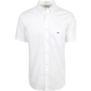 Overhemd Lange Mouw Gant Overhemd Short Sleeve Wit