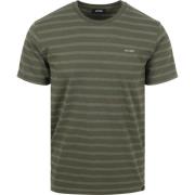 T-shirt Antwrp T-Shirt Strepen Groen