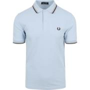 T-shirt Fred Perry Polo M3600 Lichtblauw V02