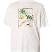 T-shirt Korte Mouw Gant Hawaii bedrukt grafisch T-shirt