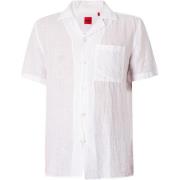 Overhemd Korte Mouw BOSS Ellino overhemd met korte mouwen