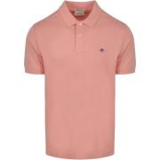T-shirt Gant Shield Piqué Poloshirt Roze