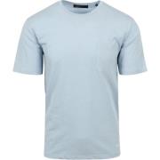 T-shirt Marc O'Polo T-Shirt Slubs Lichtblauw
